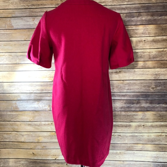ARRTCO Retro Pink Thick Silver Button Dress - Picture 2 of 8